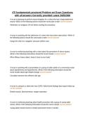 ATI fundamentals proctored Problem set Exam Questions with all answers Correctly provided Latest 2025&sol;2026
