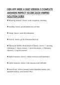 GEN 499 WEEK 4 QUIZ VERSION 3 COMPLETE ANSWERS PERFECT SCORE 25&sol;25 VERIFIED SOLUTION GUIDE
