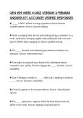GEN 499 WEEK 4 QUIZ VERSION 3 PREMIUM ANSWER KEY ACCURATE VERIFIED RESPONSES