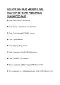 GEN 499 WK4 QUIZ VERSION 3 FULL SOLUTION SET EXAM PREPARATION GUARANTEED PASS