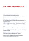 WALL STREET PREP PREMIUM EXAM1