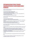 ATI Capstone Exam 1 Prep &ndash; Practice  Questions & Review &vert; Latest Update 2026 &vert;  Graded A&plus;