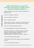 NRNP 6560 Midterm exam 2026  Questions and Answers &lpar;100&percnt; Correct  Answers&rpar; Already Graded A&plus;
