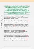 NURS 6512 MIDTERM EXAM LATEST &lpar;3  DIFFERENT VERSIONS &rpar;&sol; NURS6512  WEEK 6 MIDTERM EXAM&vert; EACH  VERSION CONTAINS 100 EXAM 2026  Questions and Answers &lpar;100&percnt; Correct  Answers&rpar; Already Graded A&plus; 