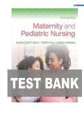 Test Bank Maternity and Pediatric Nursing&comma; 5th Edition by Ricci&comma; Kyle & Carman&vert; All Chapters&vert;Latest Update