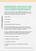 pn fundamentals online practice 2020  B 2026 Questions and Answers &lpar;100&percnt;  Correct Answers&rpar; Already Graded A&plus; 
