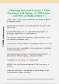 Sociology Macionis Chapter 2 2026  Questions and Answers &lpar;100&percnt; Correct  Answers&rpar; Already Graded A&plus;