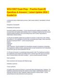 WGU D027 Exam Prep &ndash; Practice Exam &num;2 Questions & Answers &vert; Latest Update 2026 &vert; Graded A&plus;