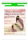 TEST BANK For Maternal Child Nursing Care 3rd Canadian Edition By Keenan Lindsay &vert; Verified Chapter's 1 - 25 Updated 2023&vert; Complete