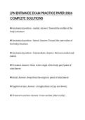 LPN ENTRANCE EXAM PRACTICE PAPER 2026 COMPLETE SOLUTIONS