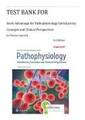 Test Bank for Davis Advantage for Pathophysiology 3rd Edition By Theresa Capriotti &vert; All Chapters 1-46 &vert; Latest Edition 2026
