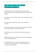 HAP FINAL PAPER 2026 TESTED QUESTIONS GRADED A&plus;