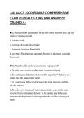 LSU ACCT 2000 EXAM 2 COMPREHENSIVE EXAM 2026 QUESTIONS AND ANSWERS GRADED A&plus;