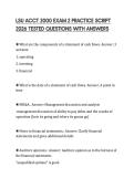 LSU ACCT 2000 EXAM 2 PRACTICE SCRIPT 2026 TESTED QUESTIONS WITH ANSWERS