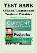Current Diagnosis and Treatment Pediatrics &ndash; Test Bank &lpar;24th Edition&rpar; &vert; Chapters 1&ndash;46 &vert; Medical Pediatrics Study Material