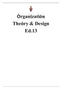 Test Bank&colon; Organization Theory & Design 13e &mdash; Richard L&period; Daft &mdash; ISBN 9780357445143
