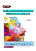 Test Bank for Fundamentals of Human Neuropsychology 8th Edition By Bryan Kolb&comma; Ian Whishaw All Chapter &vert; Complete Guide &vert; Grade A&plus;&period;