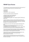 PMHNP Exam Review NEWEST 2026&sol;2027 ACTUAL EXAM COMPLETE QUESTIONS AND CORRECT DETAILED ANSWERS &lpar;VERIFIED ANSWERS&rpar; &vert;ALREADY GRADED A&plus;&vert;&vert;BRAND NEW&excl;&excl;