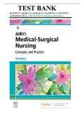 Test Bank For Dewit&rsquo;s Medical Surgical Nursing Concepts and Practice 4th Edition By Holly Stromberg 9780323608442 Chapter 1-49 Complete Guide