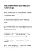 MAE 1351 EXAM SCRIPT 2026 QUESTIONS WITH ANSWERS