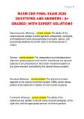 NASM CES Final Exam&comma; Certified Exercise Specialist Program&comma; 2026&comma; Complete Final Exam Questions and Answers with Expert Solutions