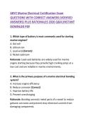 ABYC Marine Electrical Certification Exam &ndash; Questions with Correct Answers