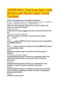 AMEDD BOLC Final Exam Study Guide Questions and Answers Latest Version Top Rated 
