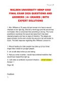 Walden University NRNP 6568 Final Exam 2026 &vert; Advanced Practice Nursing Questions and Answers with Expert Rationales