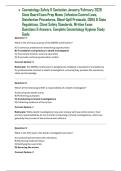 Cosmetology Safety & Sanitation January&sol;February 2026 State Board Exam Prep Memo &vert; Infection Control Laws&comma; Disinfection Procedures&comma; Blood-Spill Protocols&comma; OSHA & State Regulations&comma; Client Safety Standards&comma; Written Exam Questions & Answers&comma; Complete Cosmet