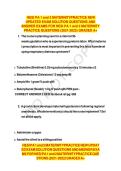  HESI PA 1 and 2 MATERNITY PRACTICE NEW UPDATED EXAM SOLUTION QUESTIONS AND ANSWER EXAMS FOR HESI PA 1 and 2 MATERNITY PRACTICE QUESTIONS &lpar;2021-2022&rpar; GRADED A&plus;