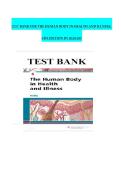 TEST BANK FOR THE HUMAN BODY IN HEALTH AND ILLNESS&comma; 6TH EDITION BY HERLIHY&vert;NEW EDITION 2026