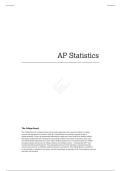 AP Statistics &vert; 2026 Verified Answers & Complete Study Solutions
