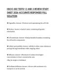 HSCO 502 TESTS 1 2 AND 3 REVIEW STUDY SHEET 2026 ACCURATE RESPONSES FULL SOLUTION