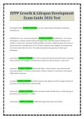 EPPP Growth & Lifespan Development Exam Guide 2026 Test