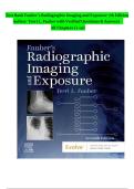 TEST BANK Fauber&rsquo;s Radiographic Imaging & Exposure &lpar;7th Edition&rpar; &vert; Latest Update 2026&sol;27&vert; Verified Radiography Resource