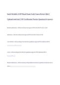 Sarah Michelle AANP Board Exam Crash Course Review Q&A &vert; Updated 2026&sol;2027 &vert; NP Certification Practice Questions & Answers
