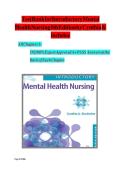 Test Bank For Introductory Mental Health Nursing&comma; 5th Edition&period; By Cynthia Kincheloe &period; All Chapters 1-19&period;Latest 2025