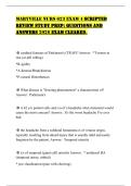 MARYVILLE NURS 623 EXAM 4 SCRIPTED REVIEW STUDY PREP&colon; QUESTIONS AND ANSWERS 2026 EXAM CLEARED&period;