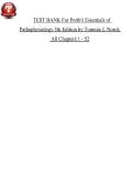 TEST BANK For Porth's Essentials of Pathophysiology 5th Edition by Tommie L Norris All Chapters 1 - 52