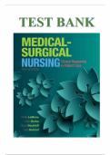 Test Bank for Medical-Surgical Nursing -Clinical Reasoning in Patient Care 6th Edition by LeMone&sol;Burke&sol;Bauldoff&sol;Gubrud&period;&vert;Complete bank latest update&period;