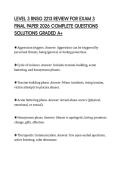 LEVEL 3 RNSG 2213 REVIEW FOR EXAM 3 FINAL PAPER 2026 COMPLETE QUESTIONS SOLUTIONS GRADED A&plus;