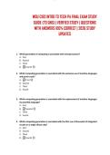 WGU C182 INTRO TO TECH PA FINAL EXAM STUDY GUIDE &lpar;70 QNS&rpar; &vert; VERIFIED STUDY &vert; QUESTIONS WITH ANSWERS 100&percnt; CORRECT &vert; 2026 STUDY UPDATES