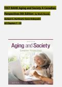 Aging and Society&colon; Canadian Perspectives 8th Edition by Mark Novak&comma; Herbert C&period; Northcott&comma; TEST BANK&comma; Verified Chapters 1 - 20&comma; Complete Newest Version