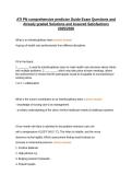 ATI PN comprehensive predictor Guide Exam Questions and Already graded Solutions and Assured Satisfactions 2025&sol;2026