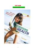 Test Bank for Choosing Health&comma; 3e &lpar;Lynch&rpar; &ndash; Complete and Updated Coverage