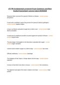 ATI PN fundamentals proctored Exam Questions and Best Graded Guaranteed success latest 2025&sol;2026