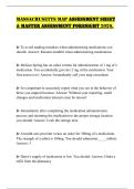 MASSACHUSETTS MAP ASSESSMENT SHEET & MASTER ASSESSMENT FORESIGHT 2026&period;