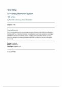 Accounting Information Systems &lpar;16th Edition&comma; Marshall B&period; Romney & Paul J&period; Steinbart&rpar; &mdash; Complete Test Bank &lpar;Chapters 1&ndash;24&rpar;