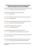ATI PN Management Exam Questions with Best Graded answers Guaranteed success latest 2025&sol;2026