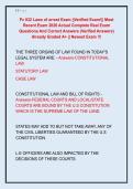 Pc 832 Laws of arrest Exam &vert;&vert;Verified Exam&excl;&vert;&vert; Most  Recent Exam 2026 Actual Complete Real Exam  Questions And Correct Answers &lpar;Verified Answers&rpar;  Already Graded A&plus; &vert;&vert; Newest Exam &excl;&excl;&excl;